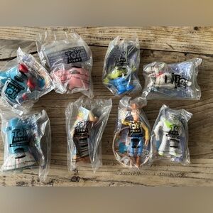 Burger King Toy Story Kids Meal Toys Complete Set of 8 NIP Sealed Disney 1996